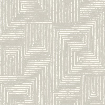 Brewster Wallcovering Mortenson Light Grey Geometric  Light Grey