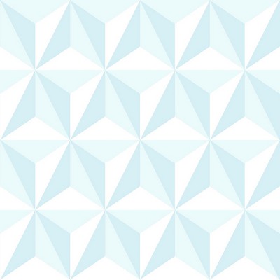 Brewster Wallcovering Adella Sky Blue Geometric Wallpaper Sky Blue