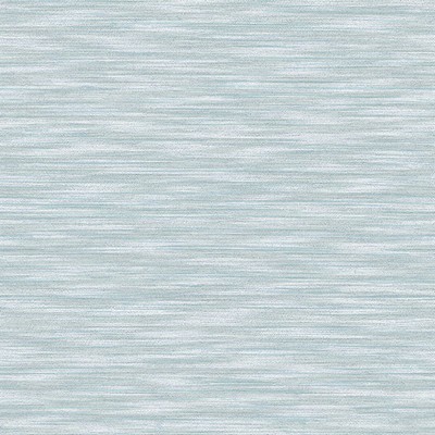 Brewster Wallcovering Benson Light Blue Faux Fabric Wallpaper Light Blue