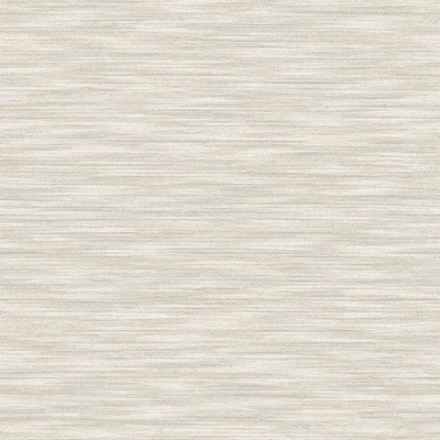 Brewster Wallcovering Benson Light Grey Faux Fabric Wallpaper Light Grey