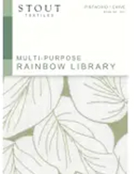 Rainbow Library Pistachio Chive Fabric