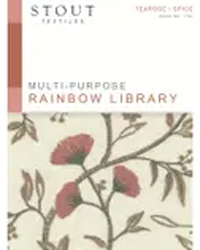 Rainbow Library Tearose Spice Fabric