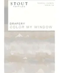 Color My Window Pongee Carbon Fabric