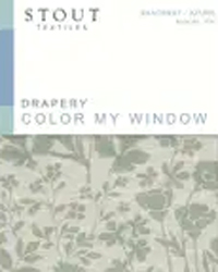 Color My Window Seacrest Azure Fabric