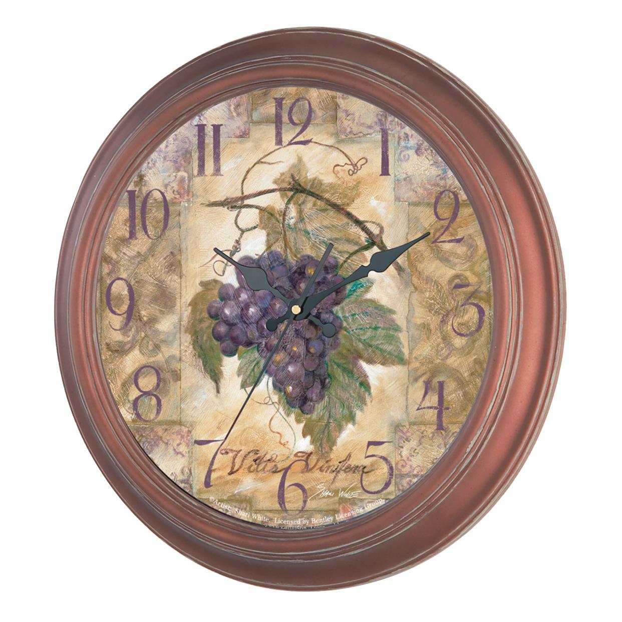 Grape Grape Wall Clock Accessories