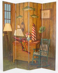 Western Screen Cowboy Room Dividers Western Room Divider