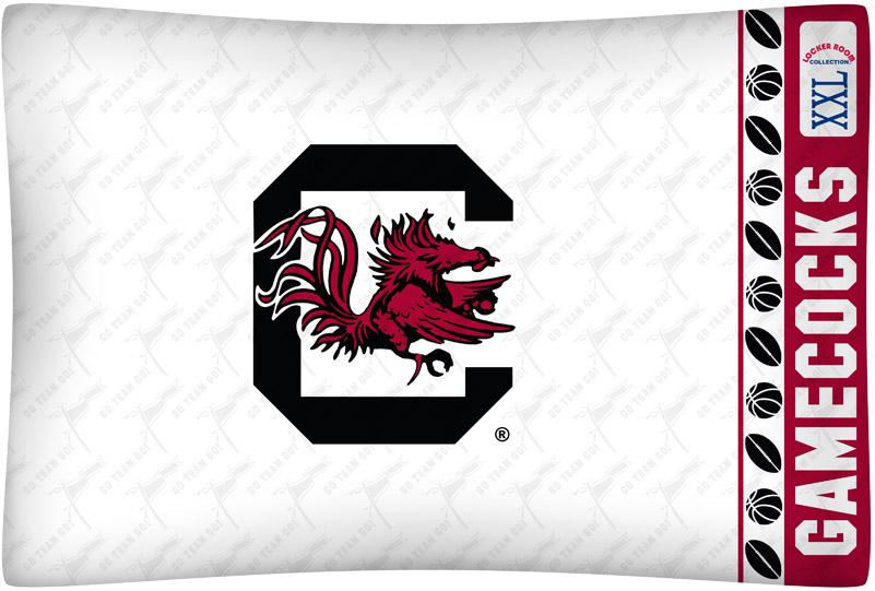 South Carolina Gamecocks Standard Pillowcase Bedding