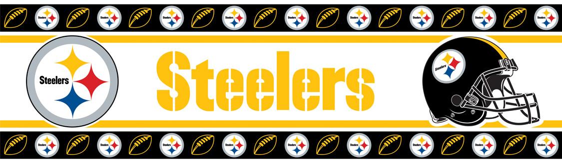 Pittsburgh Steelers Football Team Color Wallpaper Border