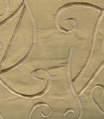 Kay and L Bangladesh 138 in Eastern Romance Brown Drapery Embroidered Silk   Fabric