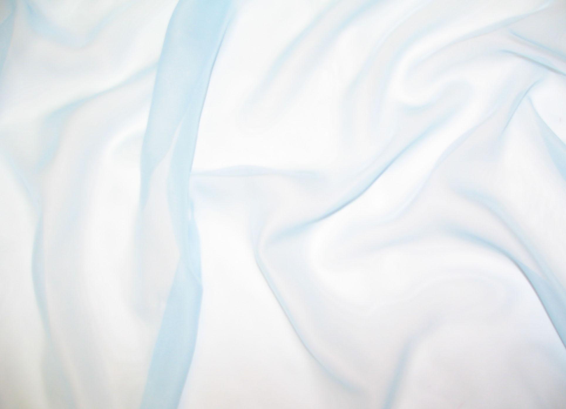 baby blue chiffon fabric