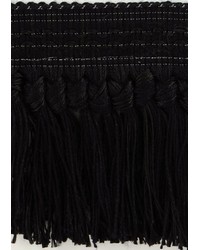 3 3/4 in Knotted Blanket Fringe 9801 BK by   