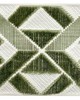 Brimar Trim Criss Cross Velvet Border Green