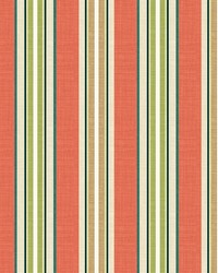 Baja Linen Stripe Coral by   