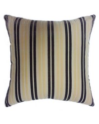 Stripe Pillow Beige Purple by   