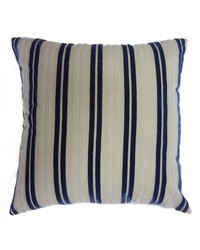 Stripe Pillow Navy White by   