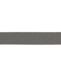 Versailles Grosgrain Ribbon 7/8 Graphite by  Europatex Trimmings 