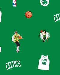 Boston Celtics Allover Fleece by   