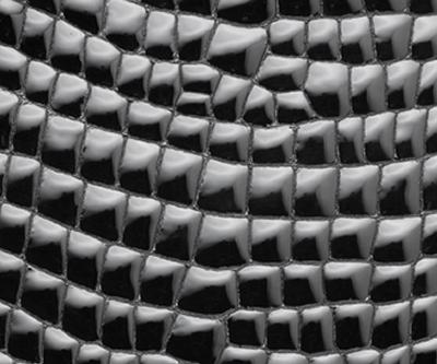 Garrett Leather DiModa Gatora Nero Leather in DiModa Black Upholstery Fire Rated Fabric Animal Print  DiModa Patent Leather  Fabric