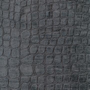 Kasmir Croc Prussian in New Attitudes, Volume 3 Blue Drapery-Upholstery Polyester Fire Rated Fabric Animal Print   Fabric