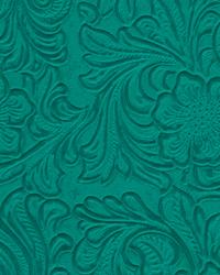 teal faux leather fabric