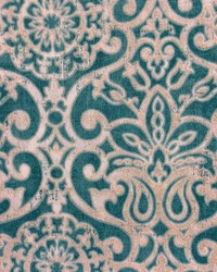 Miranda Lattice Turquoise by  Plaza Fabrics 