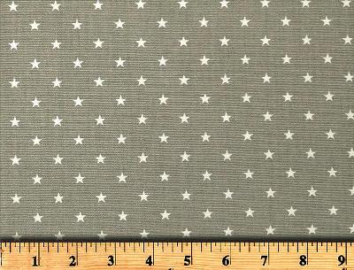 Premier Prints Mini Star Storm in 2015 new Grey Drapery-Upholstery Cotton  Blend Stars and Stripes   Fabric