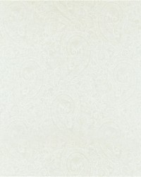 Florence Linen Damask White by   