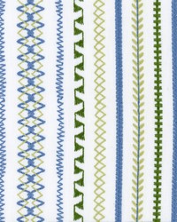 Stella Stripe Kelly Blue by  Heritage Fabrics 