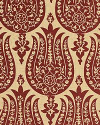 Izmir Chenille 65862 Red Earth by  Schumacher Fabric 