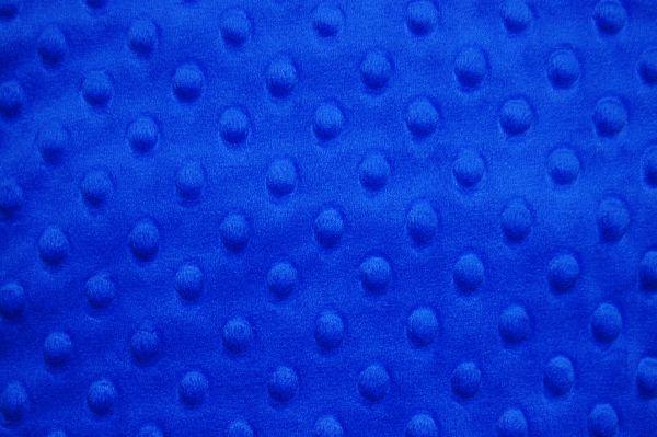 Electric Blue Minky Fabric