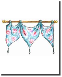 TAB PENNANT VALANCE  by   