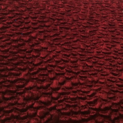 Wimpfheimer Velvet Baby Persia Sultan Red Faux Fur Red Craft-Quilting ACETATE  Blend Faux Fur  Fabric