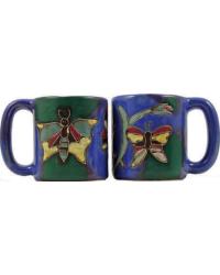 Butterflies Round Stoneware Mug by   