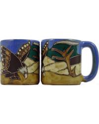 Eagle Round Stoneware Mug by   