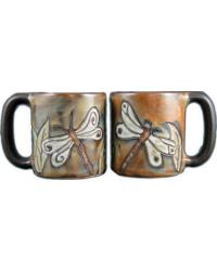 Dragon Fly Round Stoneware Mug by   