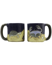 Blue Crab Stoneware Mug by   
