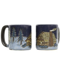 Cabin Stoneware Mug by   