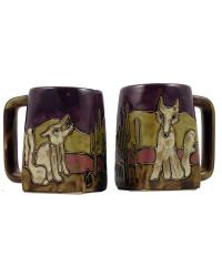 Coyote Square Stoneware Mug by   