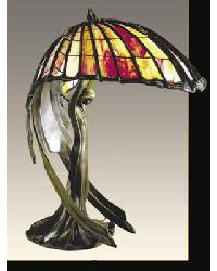 tiffany flying lady lamp