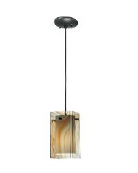 Quadrato Cognac Mini Pendant 111347 by   