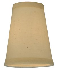 4in W X 5.25in H Natural Linen Shade 130998 by   