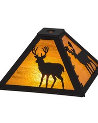 11.5in Sq Placid Deer Shade 151432 by   