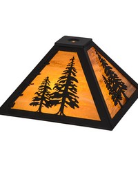 11.5in Sq Tall Pine Shade 153126 by   