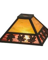 13in Sq Maple Leaf Shade 155314 by   