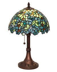 17in High Nightfall Wisteria Table Lamp 251088 by   