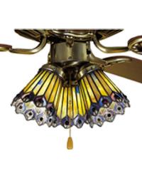 Jeweled Peacock Fan Light 27474 by   