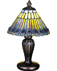 Jeweled Peacock Mini Lamp 27560 by   