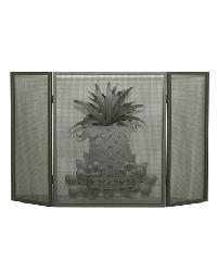 Welcome Pineapple Folding Fireplace Screen 81084 by   