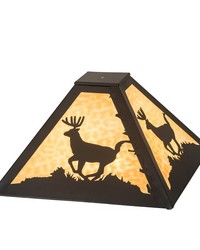 24in  Square Lone Deer Shade 99200 by   