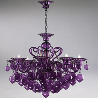 Purple Chandelier